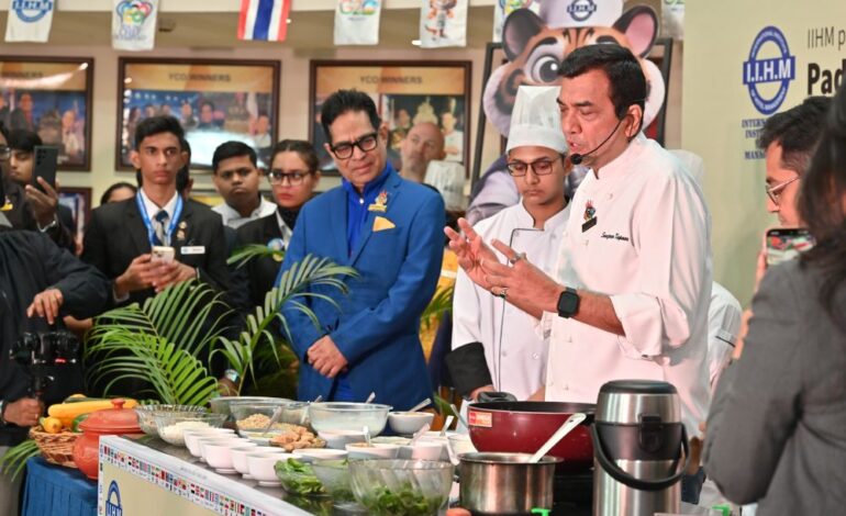 Padma Shri Chef Sanjeev Kapoor’s Global Masterclass at IIHM on Indian Millets