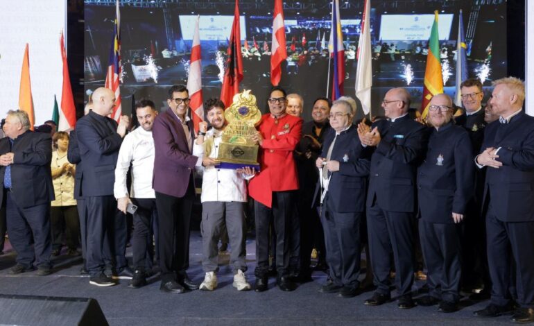 Albania’s student chef is the new World Champion in the World’s largest Culinary Olympiad