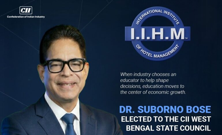 Dr. Suborno Bose Elected to the CII West Bengal State Council