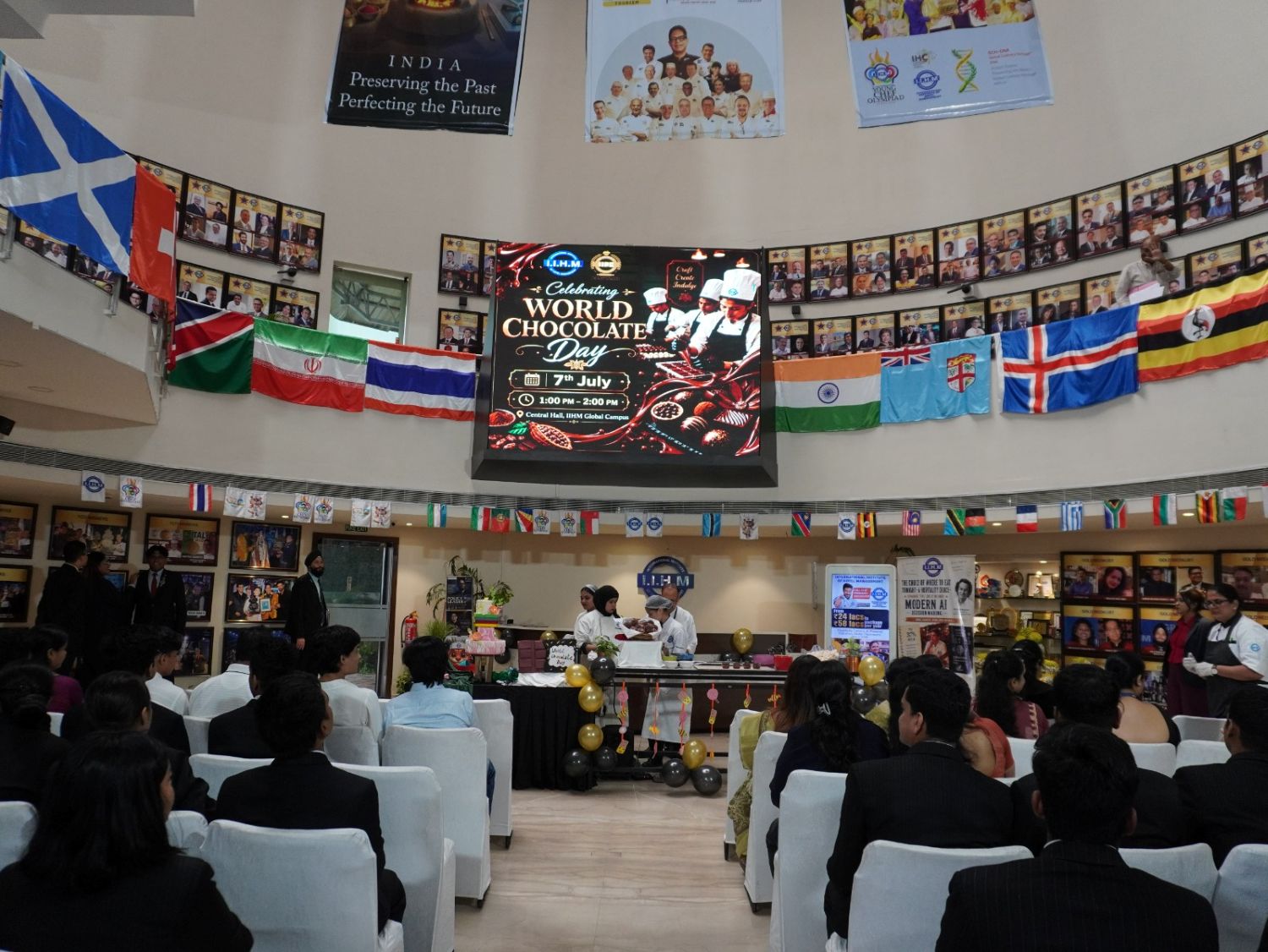 IIHM and IIPC students celebrated World Chocolate Day