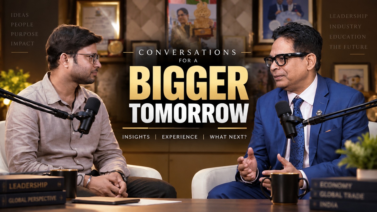 Dr Bose in conversation with ABP Media