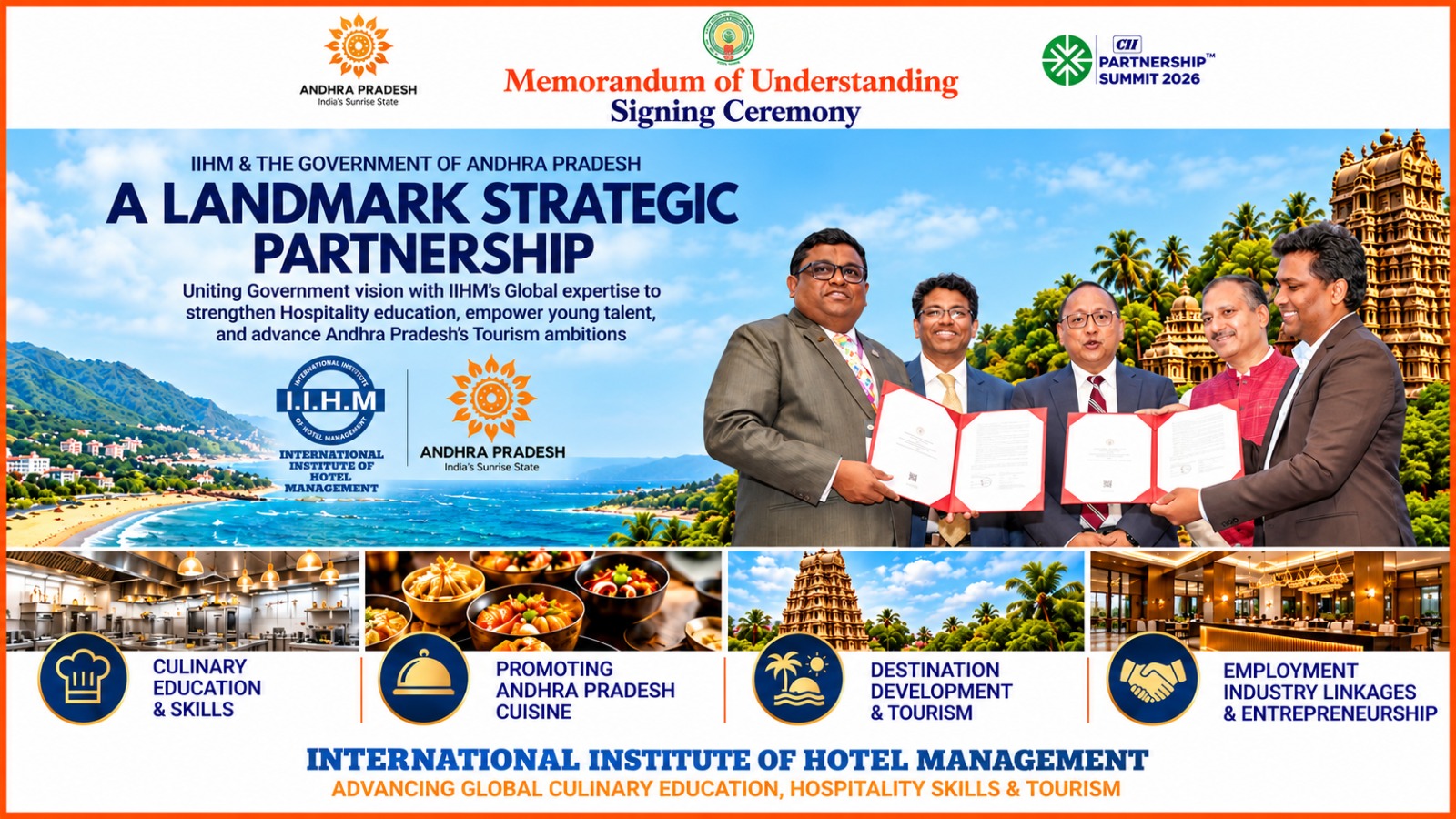 IIHM Signs Strategic MoU with Andhra Pradesh Government